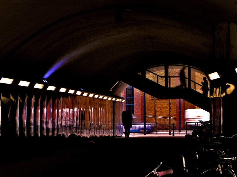 A passage near Vauxhall tube station, London