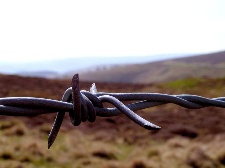 Barbed wire, Wales