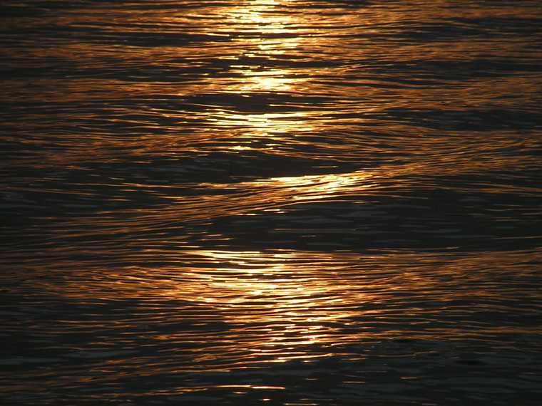 Sunset reflection